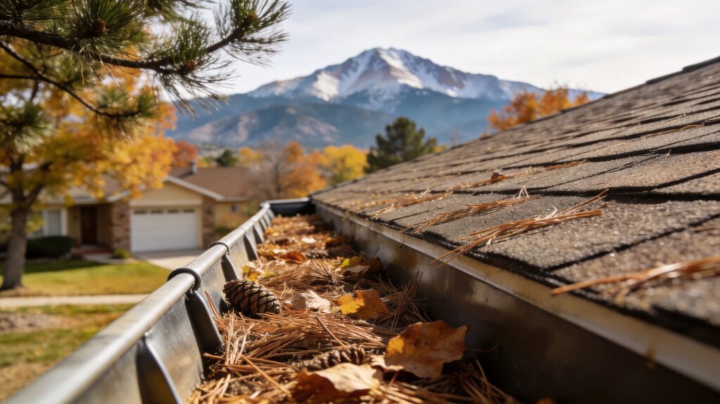 Clogged Gutter