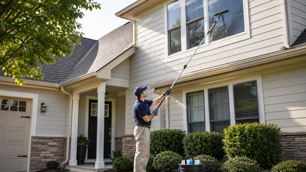Residential Window Cleaning Service 