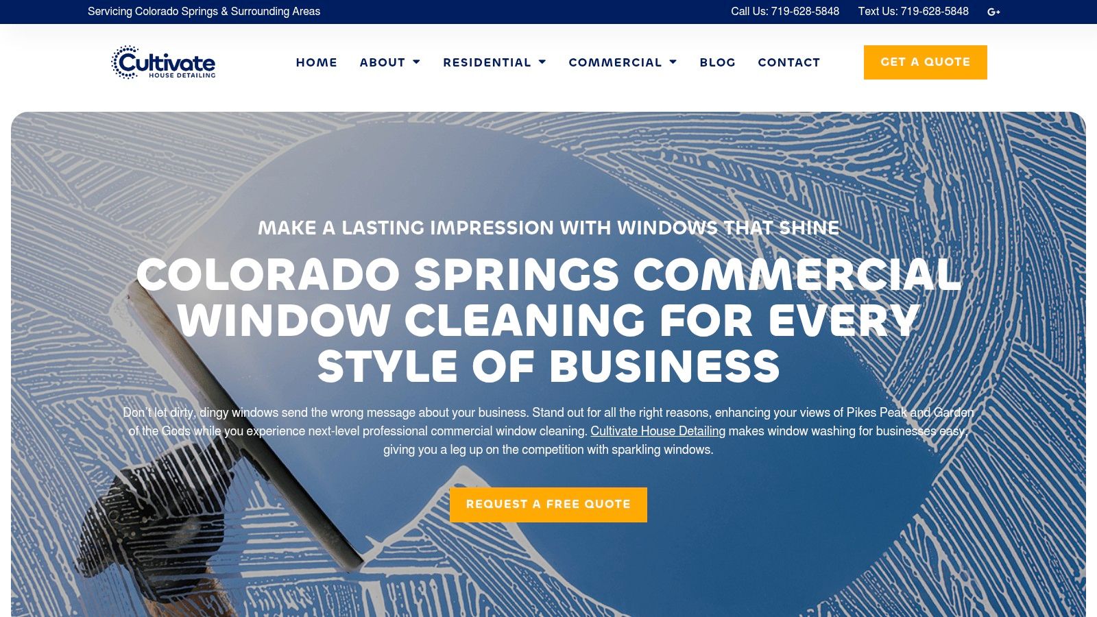 Professional Window Cleaning in Colorado Springs, CO